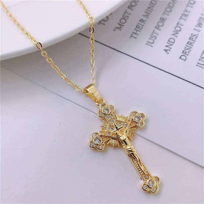 1 Piece Color Jesus Theme Pendant