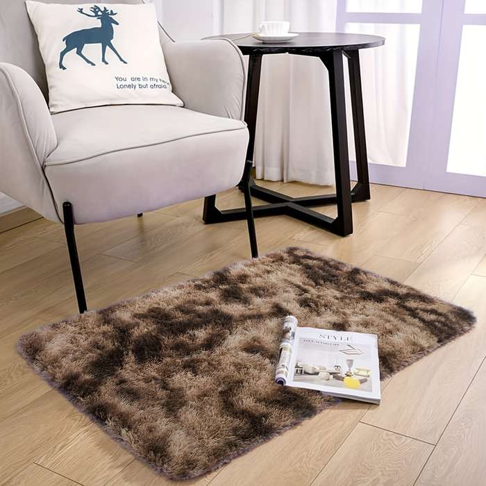 1Pc Tie Dye Brown 50x80cm 19.69x31.5inch Floor Mat