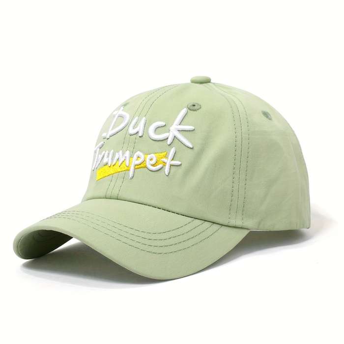 1pc Youngsters' Breathable Cotton Baseball Cap with Cartoon Embroidery Perfect for Outdoor Activit