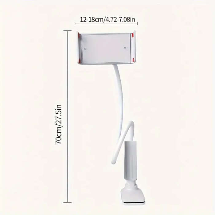 1pc Rotating Tablet Phone Holder Spiral Base Lazy Stand Mobile Phone Tablet Bedside Stand Bed
