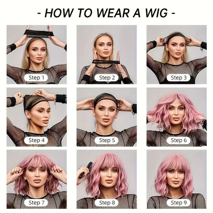 1Pc White Fashion Design Wig