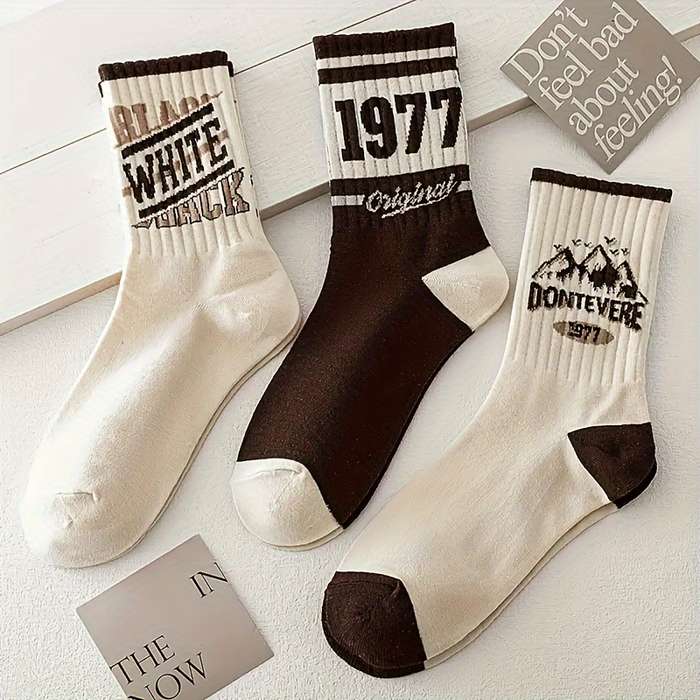 8 Pairs Of Coffee Color Mid Calf Socks Sock One Size