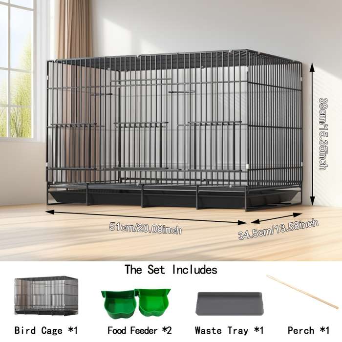 1pc Black size 50Pet Cage