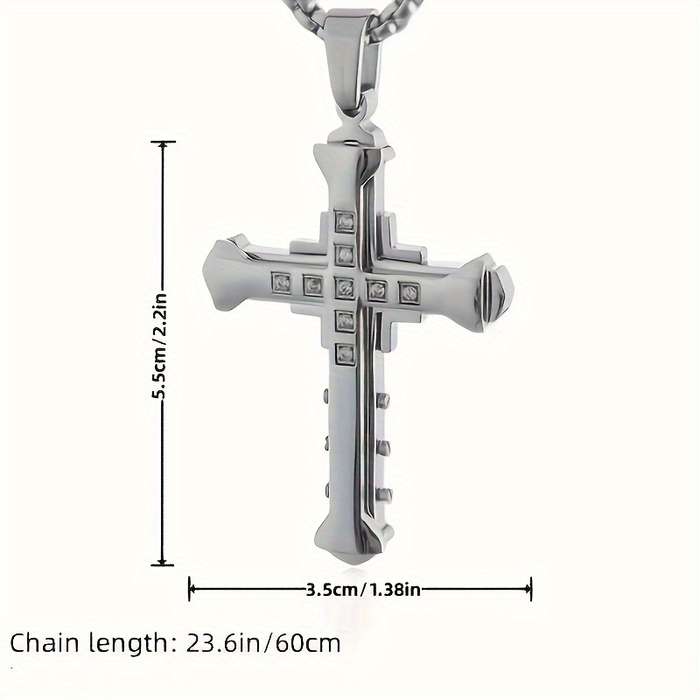 1 Piece Black Jesus Theme Pendant