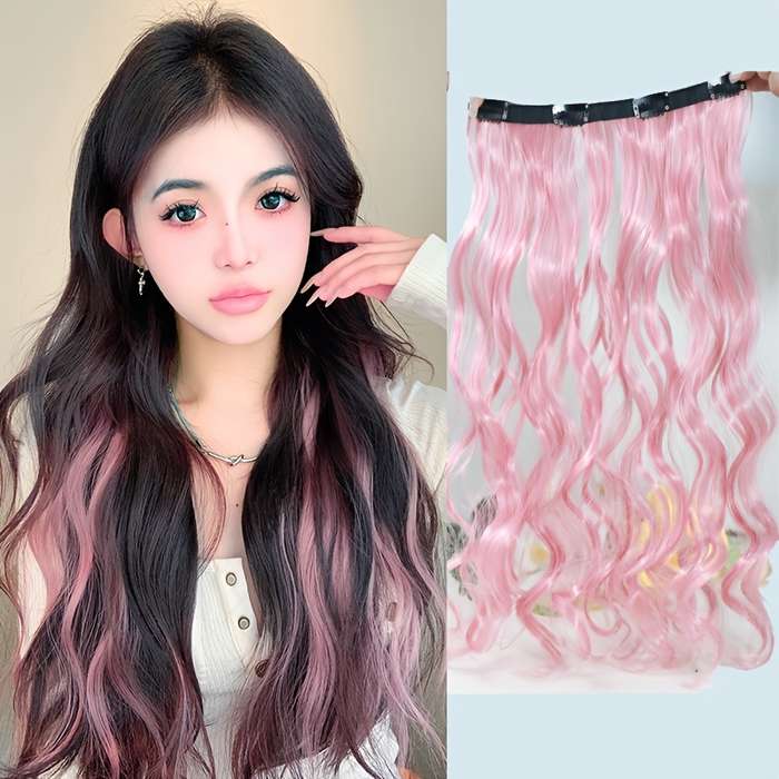 1Pc Cherry Blossom Powder 55.88cm Fashion Design Wig