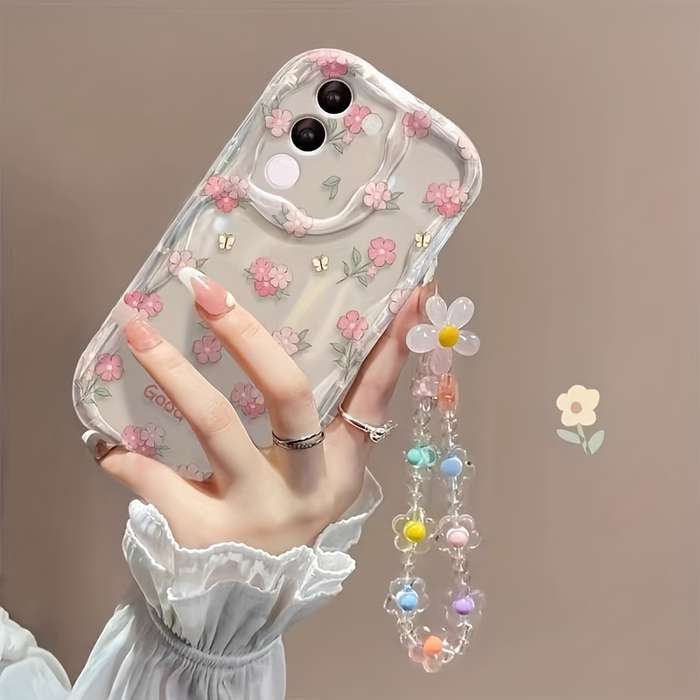 1pc Transparent Pink For Samsung Galaxy A36 Phone Cases