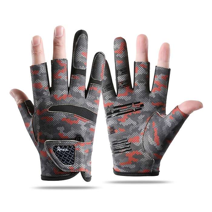 1 Pair Black Size M Outdoor Sports Gloves