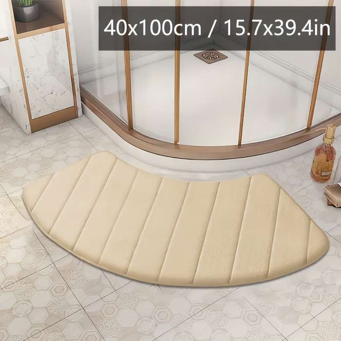 1Pc Coffee Color 40x100cm Floor Mat