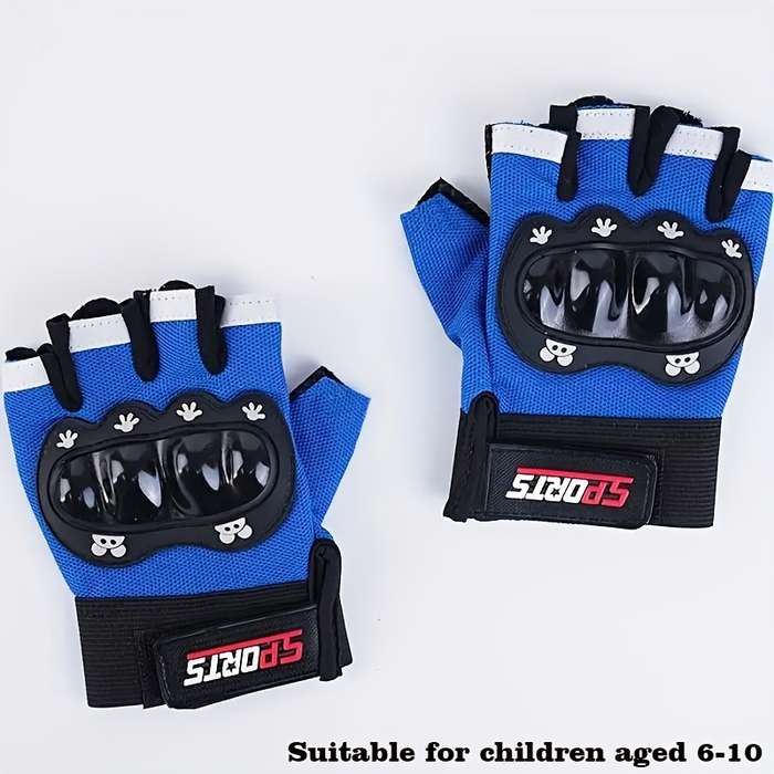 1 Pair Red Outdoor Sports Gloves