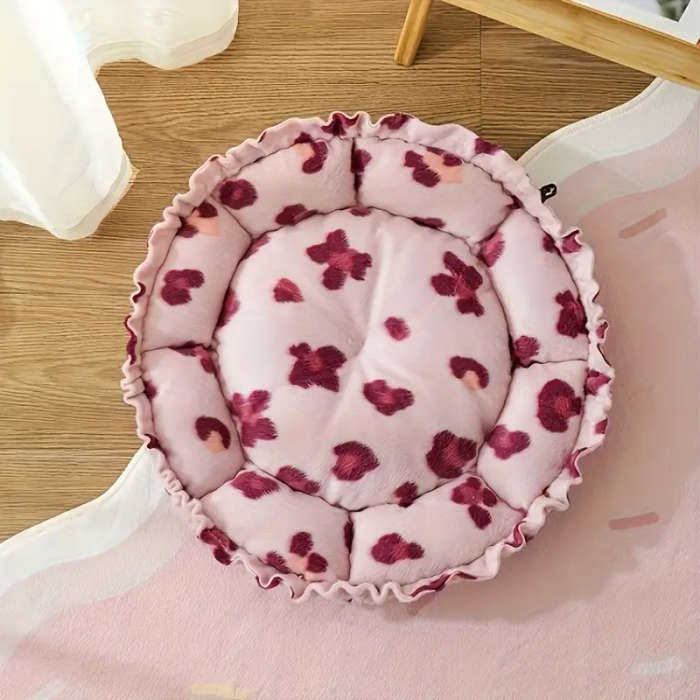 Comfy Pumpkin Themed Pet Bed Small Medium