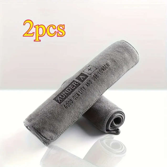 2-Pack Luxury Microfiber Car Wash Towels