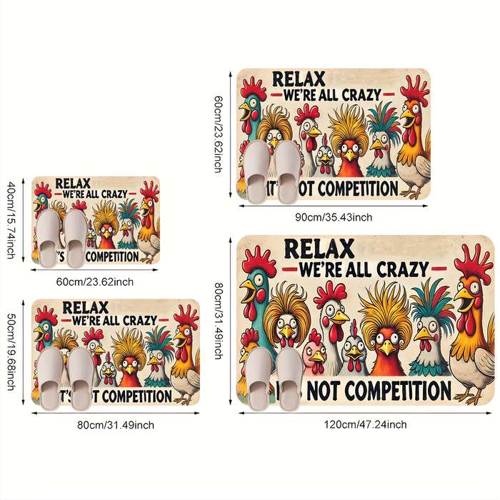 1Pc 15.7x23.6inch 40x60cm Floor Mat