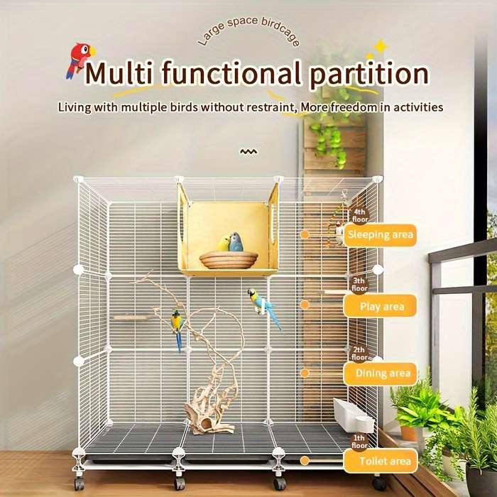 1pc Large Size Pet Cage