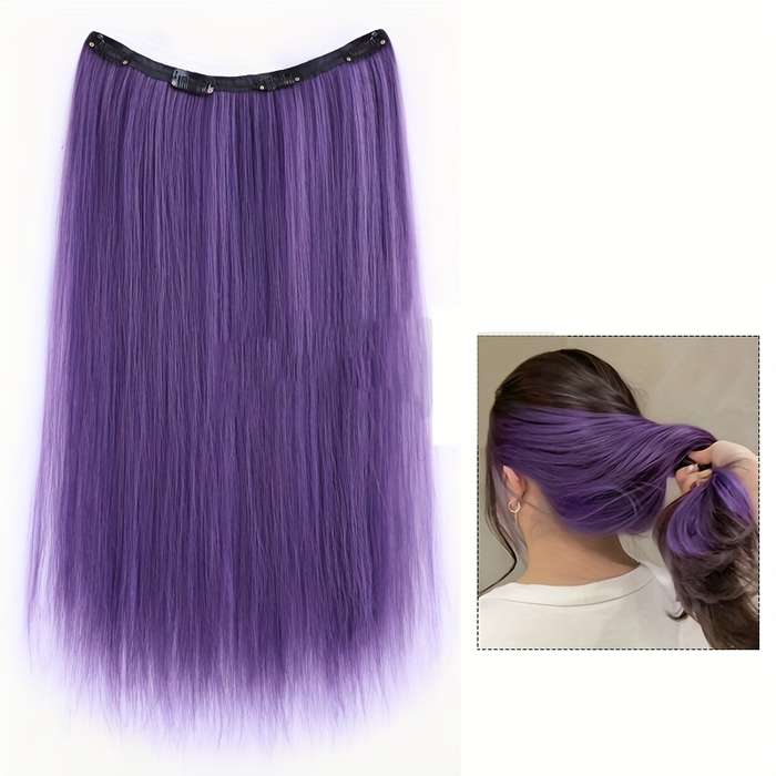 1Pc Arctic Purple 55.88cm Fashion Design Wig