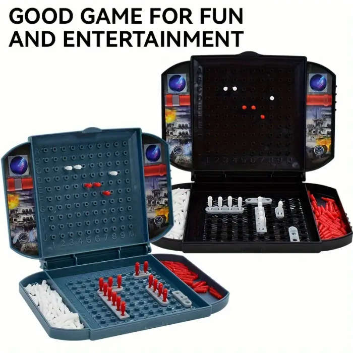 1pc Two-player Table Game interesting Black Warship Sea Ship Board Game Toys gaming gift