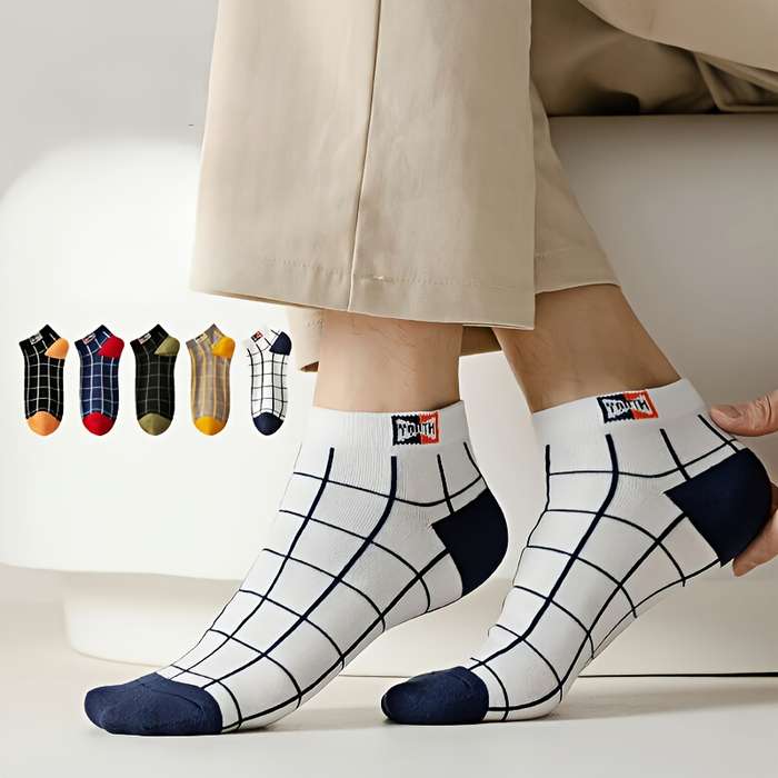 5 Pairs One Size High Elastic Socks