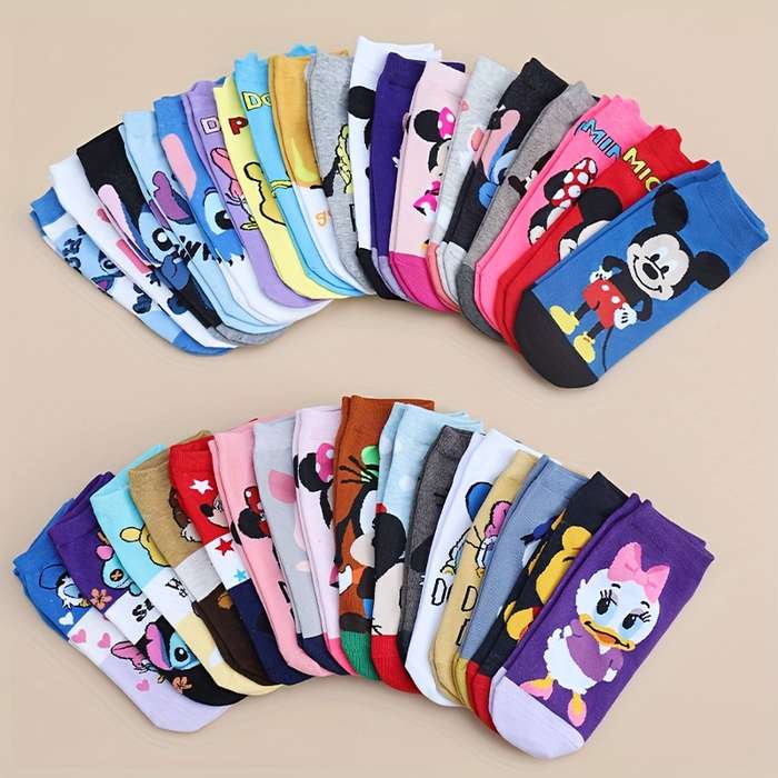 1Pairs Sock Mixed Color  One Size