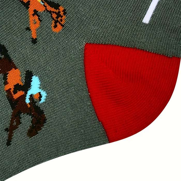 1 Pair Of Gray One Size Socks