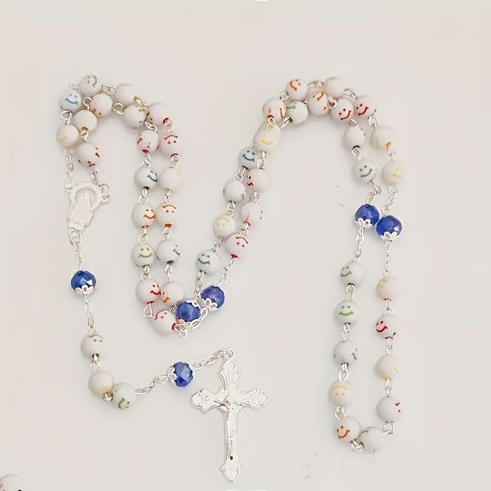 1 Piece Polychrome Jesus Theme Pendant