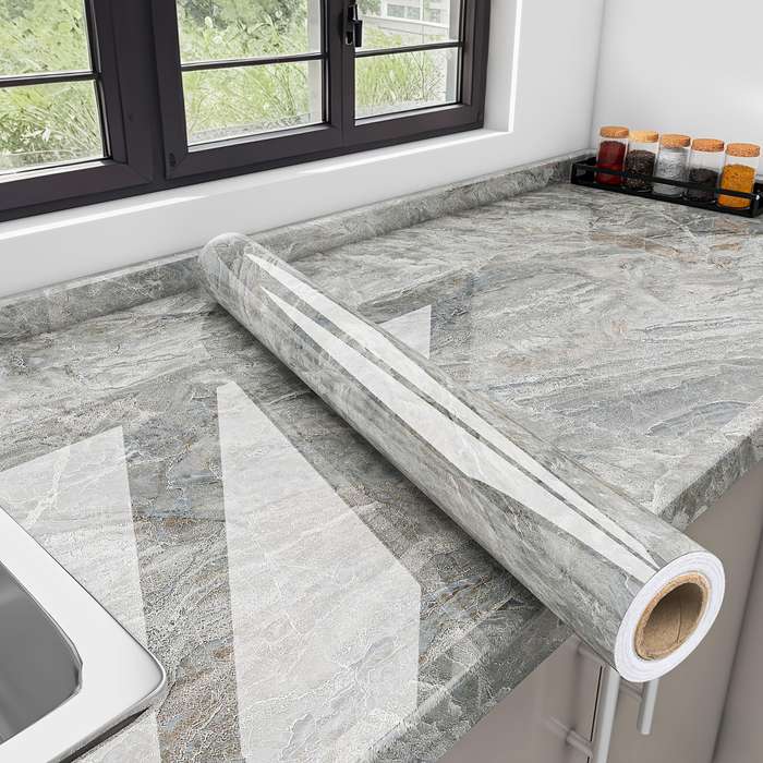 1PC Wall StickersGrey Secret Seal60cm WideX5m Long