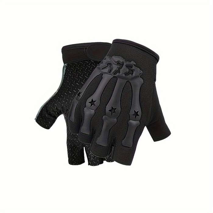 1 Pair Army Green One Size Fits All Outdoor Sports Gloves