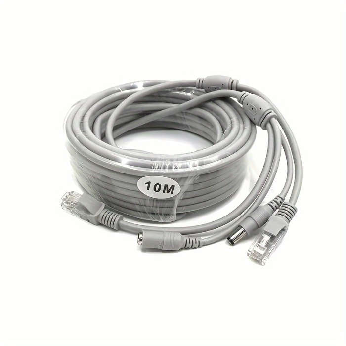 1pc 10M Surveillance Camera Extension Cable 8-Pin PCIe Connector Female to Male Power+Data for Secur