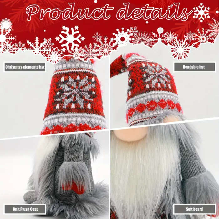Nordic Style Christmas Dwarf Statue