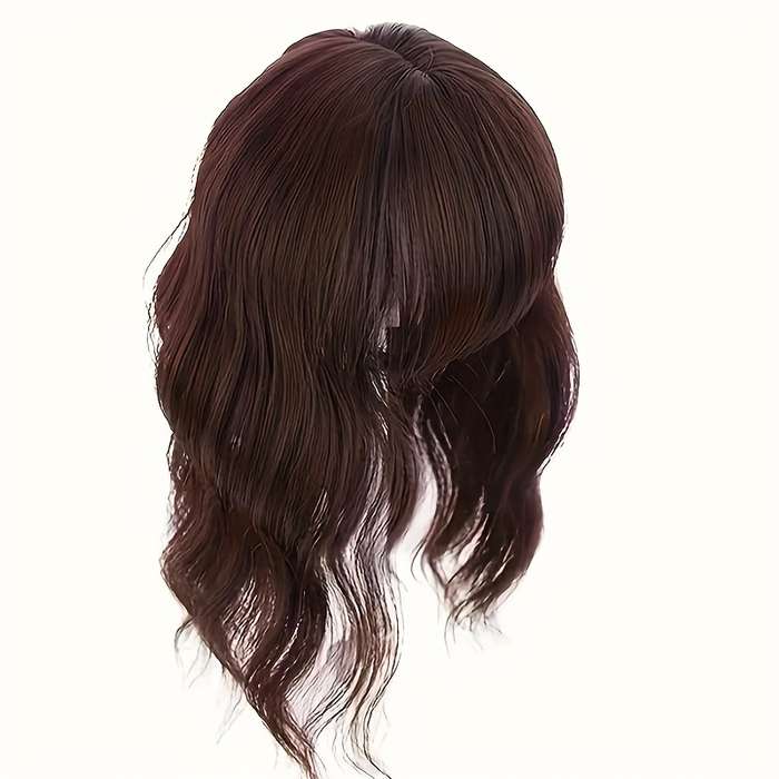 1Pc Dark Brown 40.64cm Fashion Design Wig