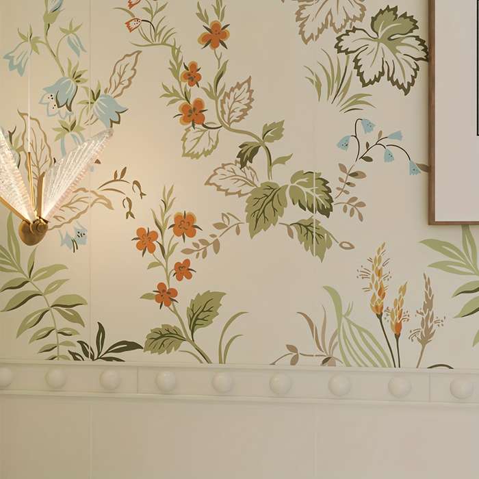 1PC Wall StickersColorH1 Mowu Fanghua44cm WideX5.5m Long