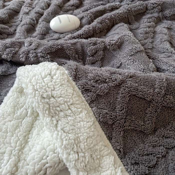 1ps Blanket Color Gentleman Gray size 200x230cm