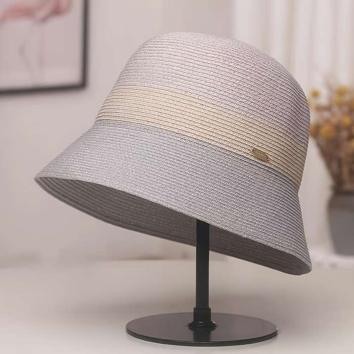 1pc Pack of 1 fashionable three-color collapsible peaked hat breathable fisherman's cap for summer