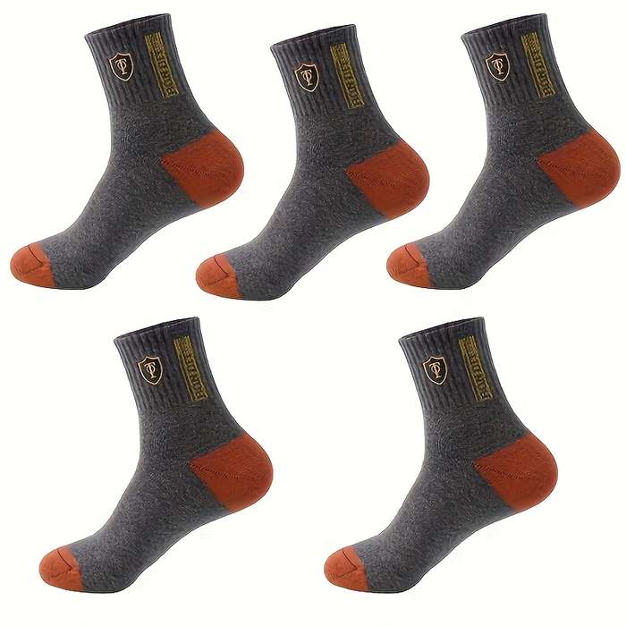 5 Pairs Mixed Color One Size High Elastic Socks