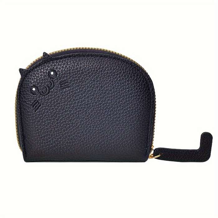 1pc Cat Card Holder for Women 2024 New Compact Internet Celebrity Cute Multi-Card Holder Advanced C