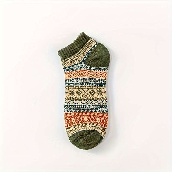 5 Pairs Mixed Color One Size High Elastic Socks