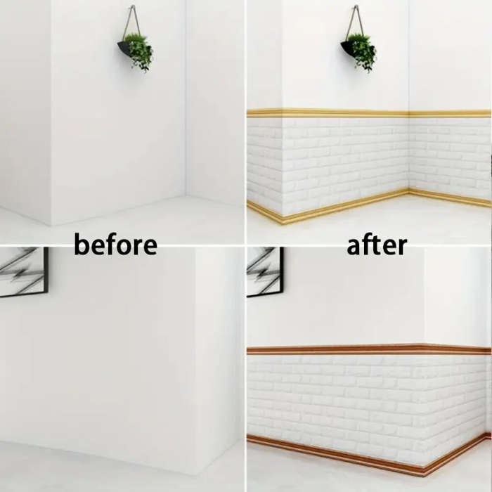 3D Self-Adhesive Waterproof Wall Sticker Roll