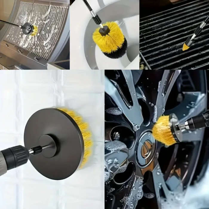 21-Piece Drill Brush Attachment Set