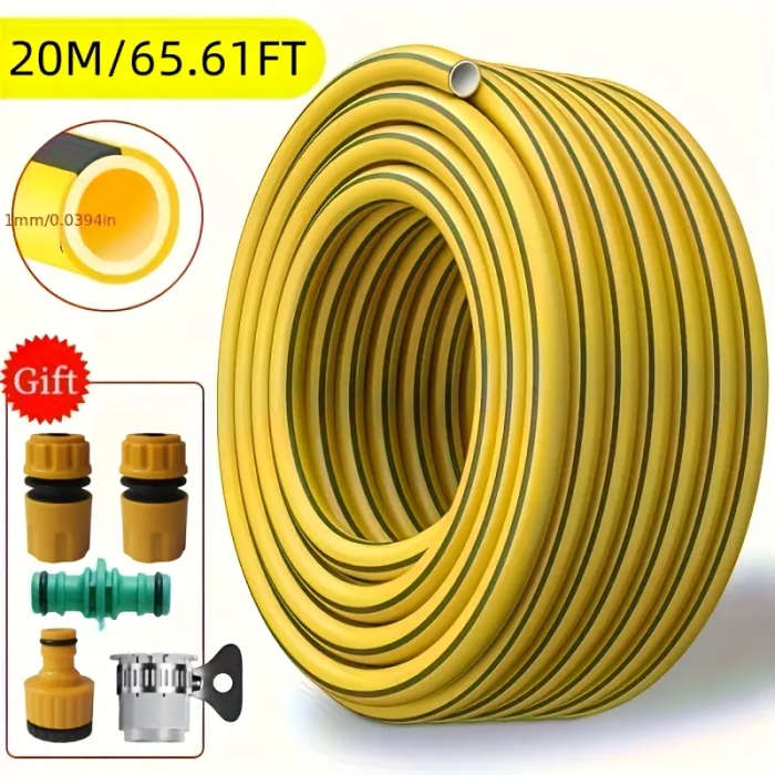 Water Hose With Quick Connector And Water Hose Repair Kit 20M