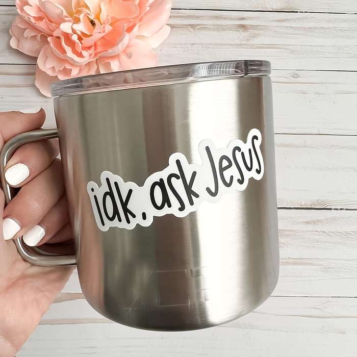 2pcs  Jesus Christian Themed Stickers