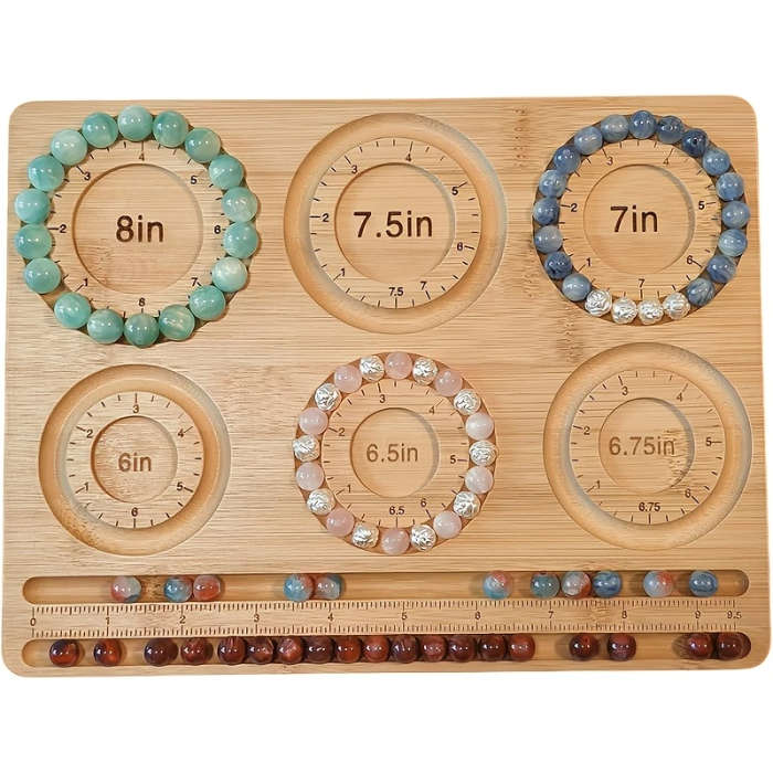 1pc Bamboo Jewelry Board