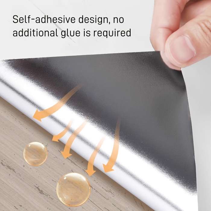1PC Wall StickersColorMayan Gray60X500cm