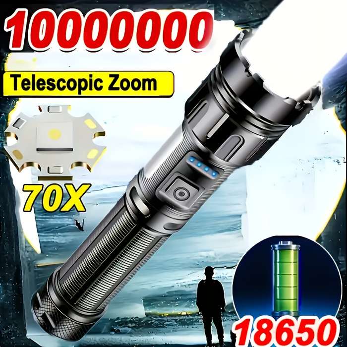 1PC Black   Flashlight