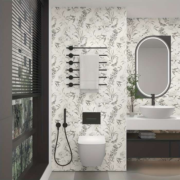 1PC Wall StickersColorH1 Mowu Fanghua44cm WideX5.5m Long