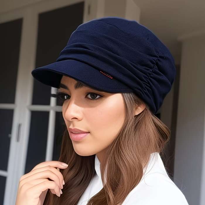 1pc New Spring Autumn Winter Casual Hat Versatile Mom Hat Retro Temperament Fashion Soft Brim Hat