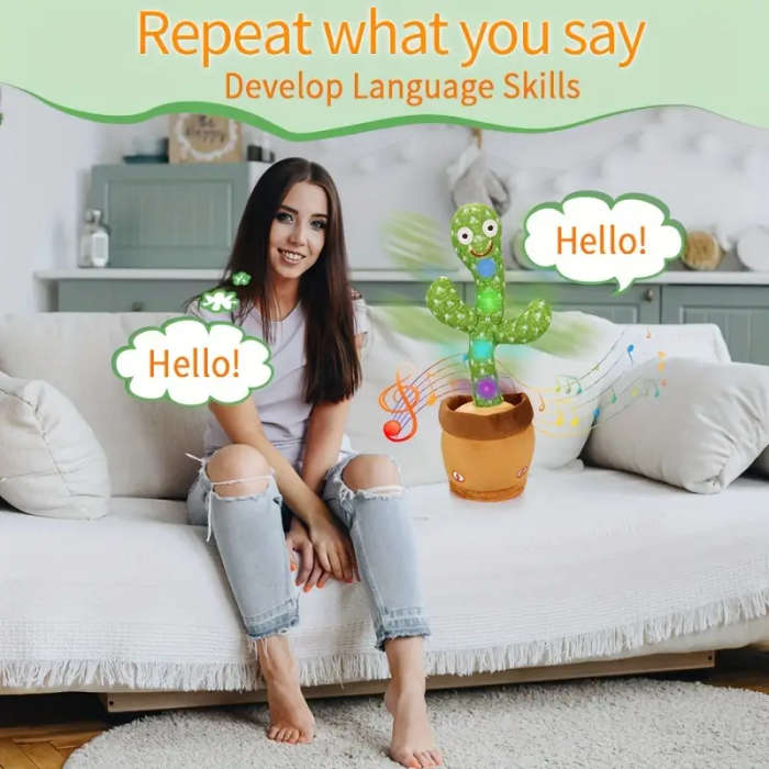1 Dancing Cactus Interactive Toy