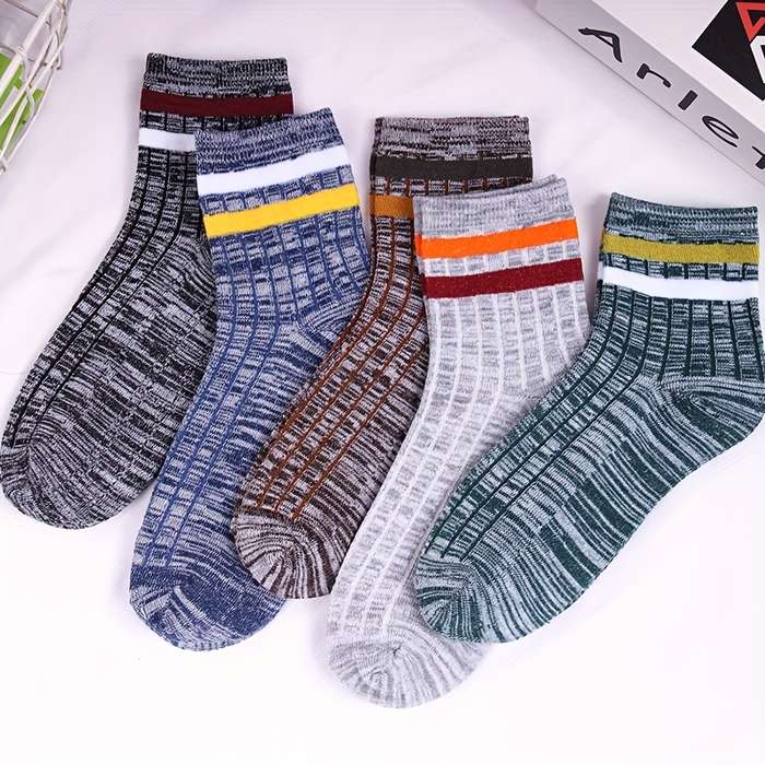 10 Pairs Mixed Color One Size High Elastic Socks