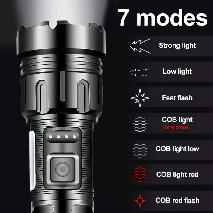 1PC Black   Flashlight