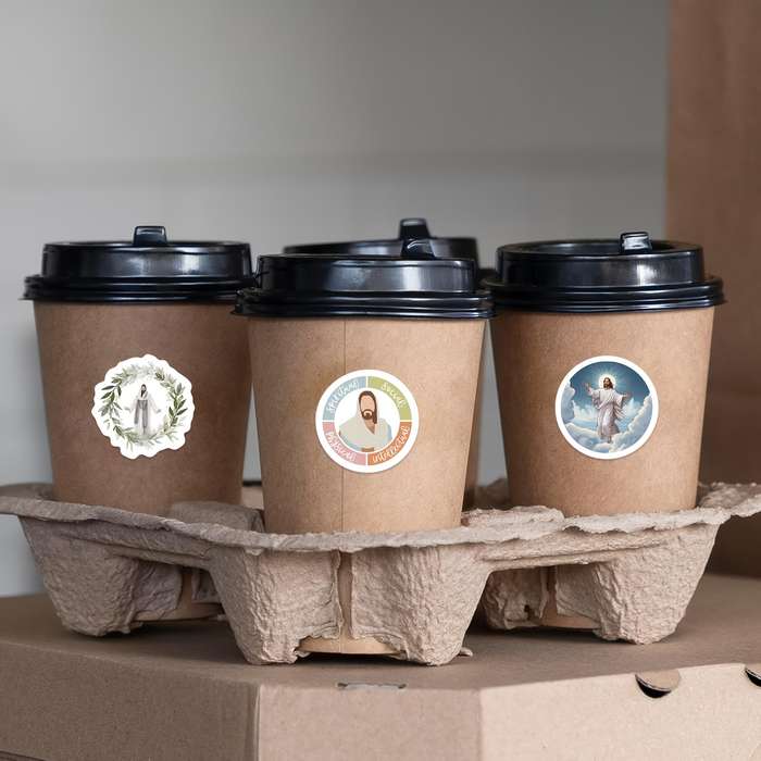 500pcs Jesus Christian Themed Stickers