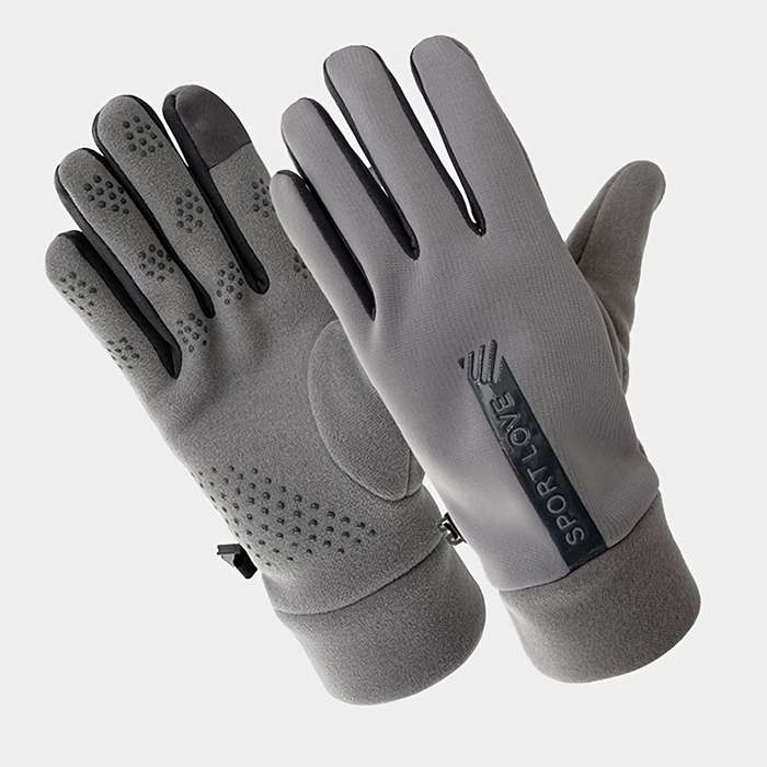 1 Pair Women Pink Warm Gloves