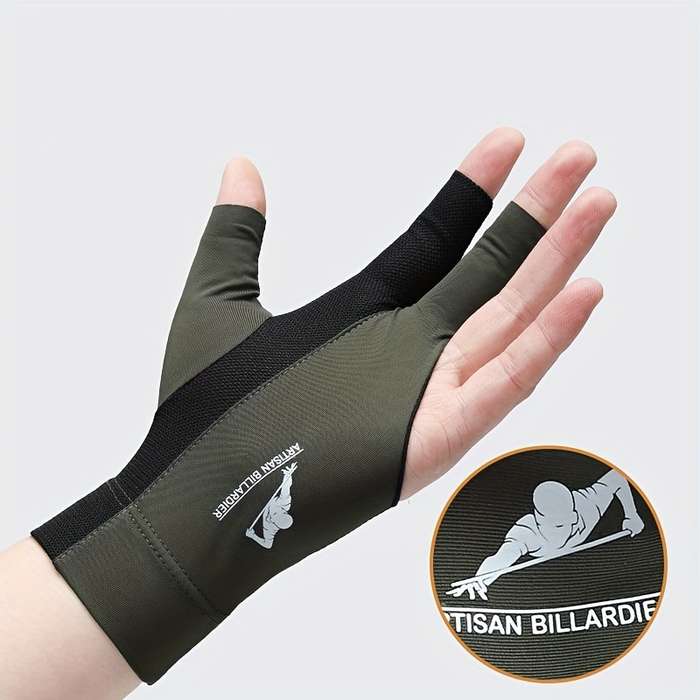 1 Pair Green One Size Outdoor Sports Gloves