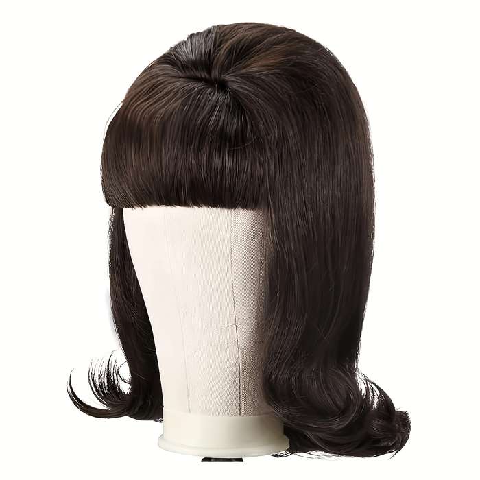 1Pc Light Yellow 35.56cm Fashion Design Wig